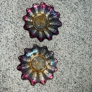 Vintage Carnival Glass bowls